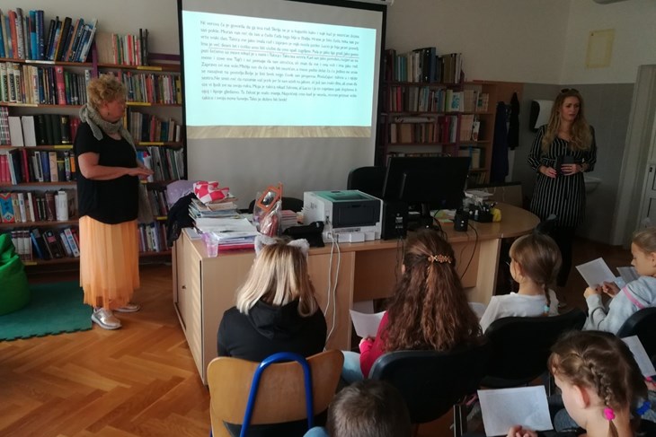Susret s književnicom Snježanom Akrap Sušac u rovinjskoj Osnovnoj školi Jurja Dobrile
